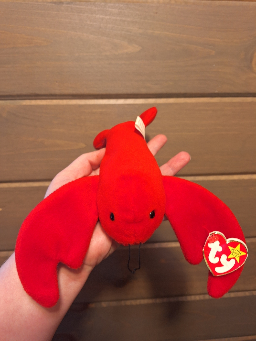 Ty Beanie Baby Red Lobster Plush